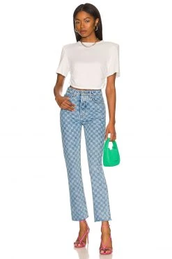 Lovers And Friends Reece High Rise Slim Straight In Harmon -LOVERS AND FRIENDS Shop LOVF WJ238 V4