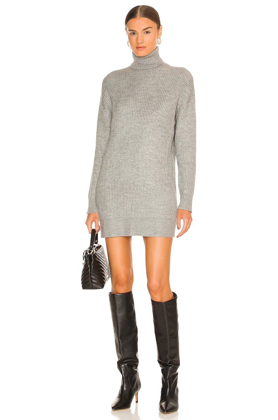 Lovers And Friends Helena Oversized Sweater In Light Heather Grey