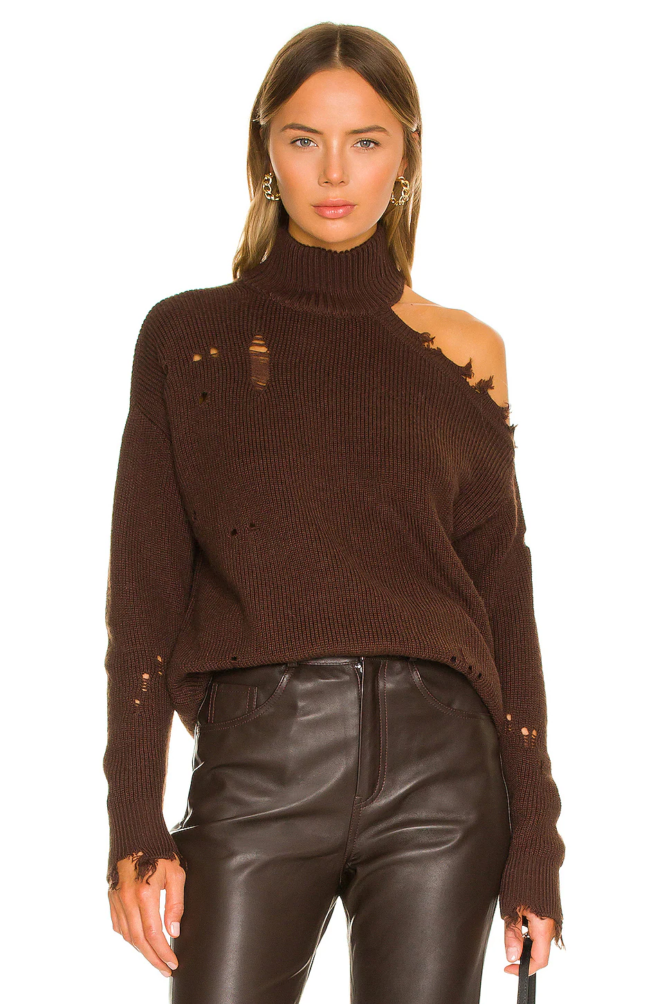 Lovers And Friends Arlington Sweater In Chocolate