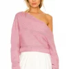 Lovers And Friends Porto Santo Sweater In Pink 2 Lovers And Friends Porto Santo Sweater In Pink -LOVERS AND FRIENDS Shop LOVF WK1056 V1