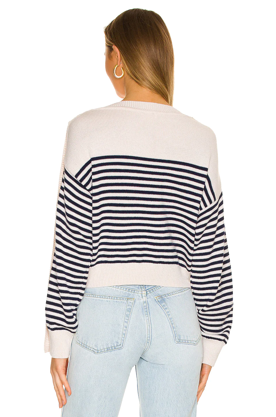 Lovers And Friends Olivander Sweater In Navy & Ivory 6 Lovers And Friends Olivander Sweater In Navy & Ivory - Image 4