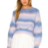 Lovers And Friends Grady Crew Neck Pullover In Cobalt Spacedye 2 Lovers And Friends Grady Crew Neck Pullover In Cobalt Spacedye -LOVERS AND FRIENDS Shop LOVF WK1058 V1