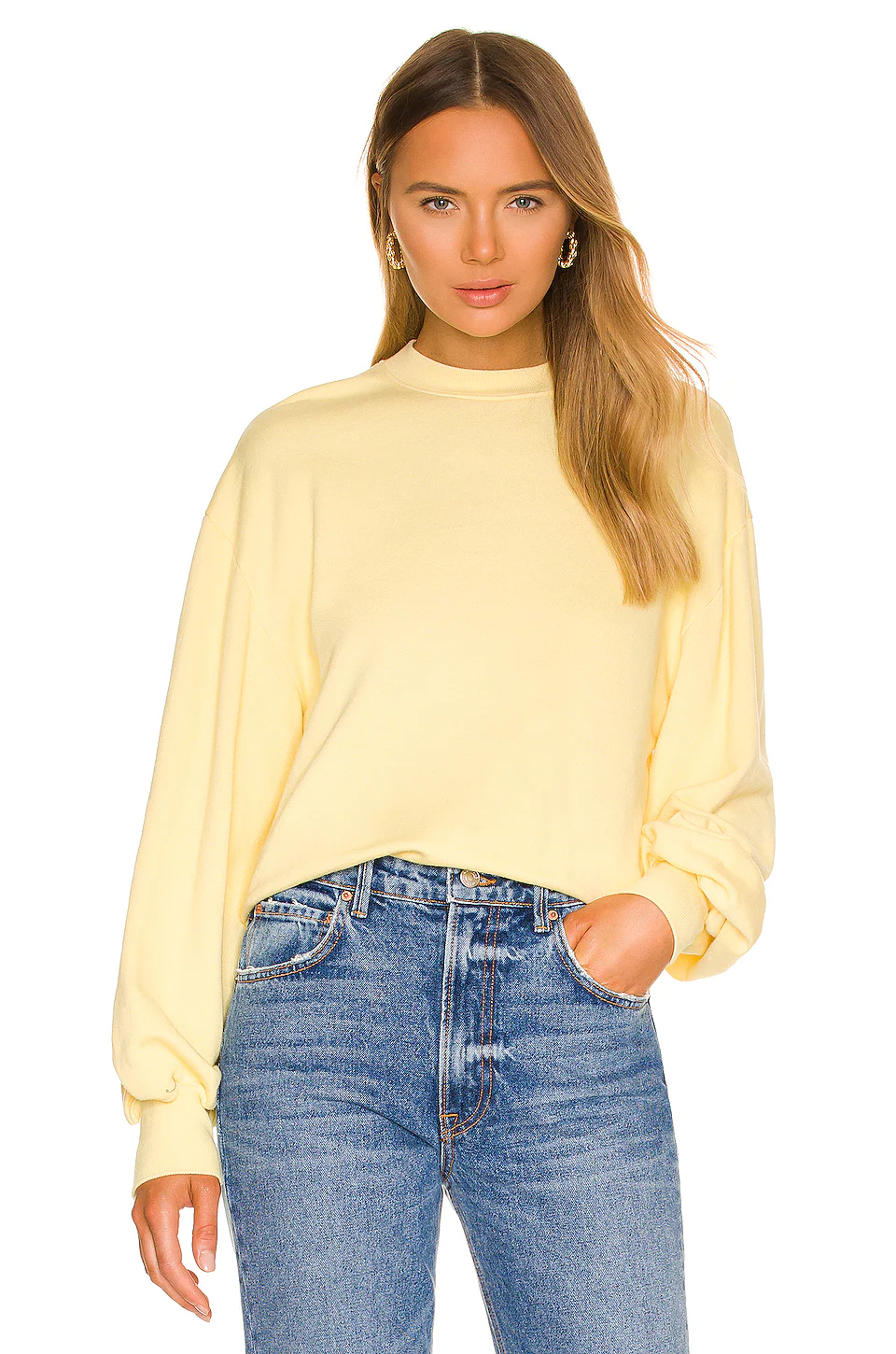 Lovers And Friends Addison Pullover In Dandelion