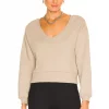 Lovers And Friends Miela Sweater In Warm Gray -LOVERS AND FRIENDS Shop LOVF WK1069 V1