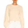 Lovers And Friends Anna Sweater In Pastel Yellow -LOVERS AND FRIENDS Shop LOVF WK1073 V1
