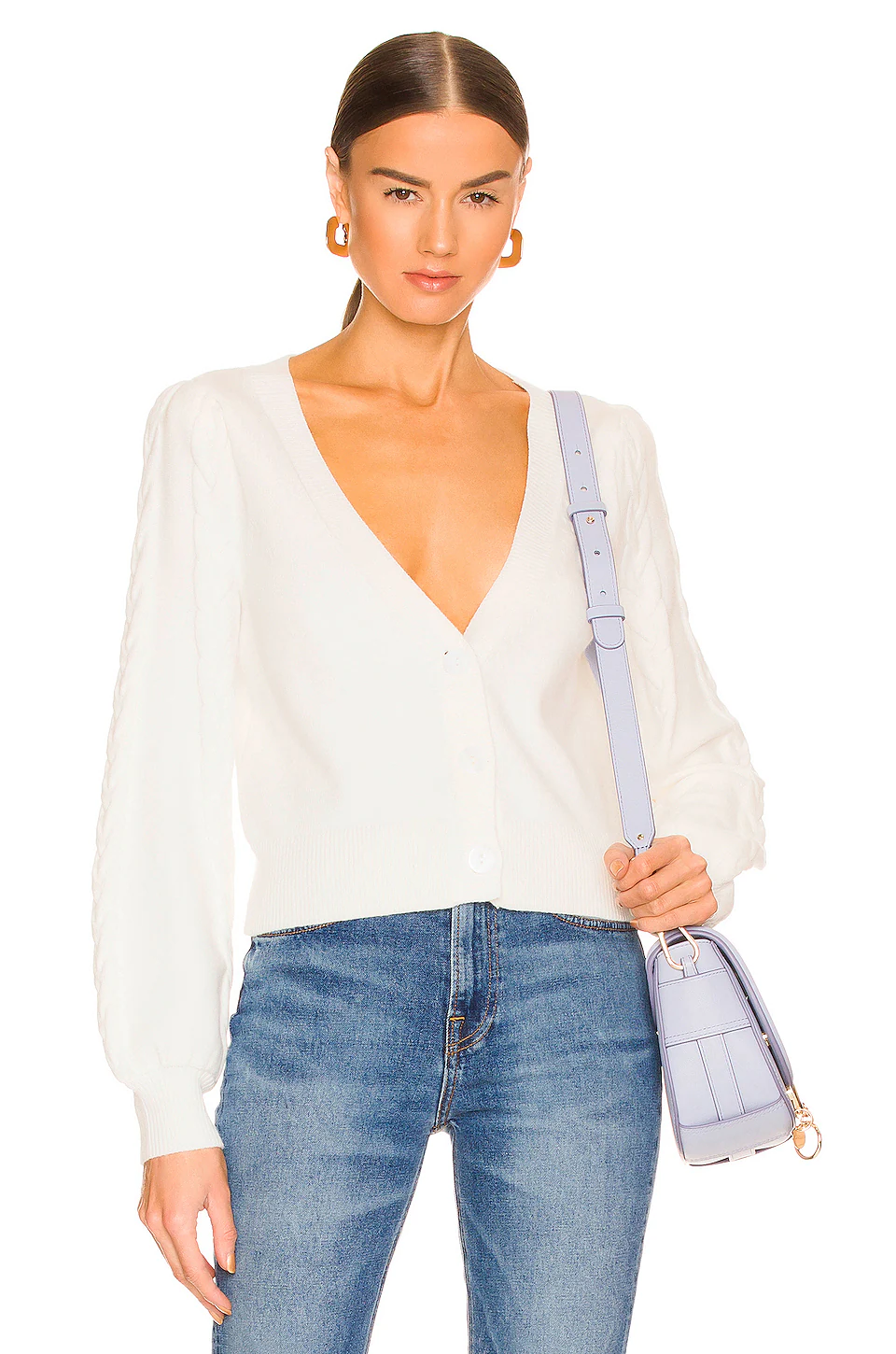 Lovers And Friends Hideaway Cardigan In IVORY