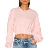 Lovers And Friends Julien Sweater In Rose Pink -LOVERS AND FRIENDS Shop LOVF WK1093 V1