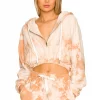 Lovers And Friends Canyon Zip Up Hoodie In Desert Tie Dye -LOVERS AND FRIENDS Shop LOVF WK1103 V1