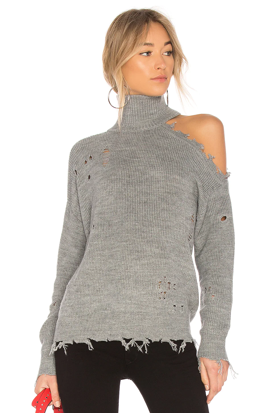 Lovers And Friends Arlington Sweater In Heather Grey