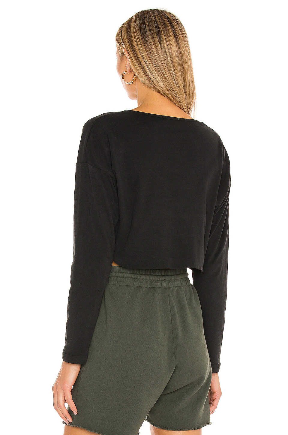 Lovers And Friends Keaton Cropped Top In Black 5 Lovers And Friends Keaton Cropped Top In Black - Image 3