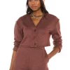 Lovers And Friends Darby Cardigan In Chocolate -LOVERS AND FRIENDS Shop LOVF WK889 V1
