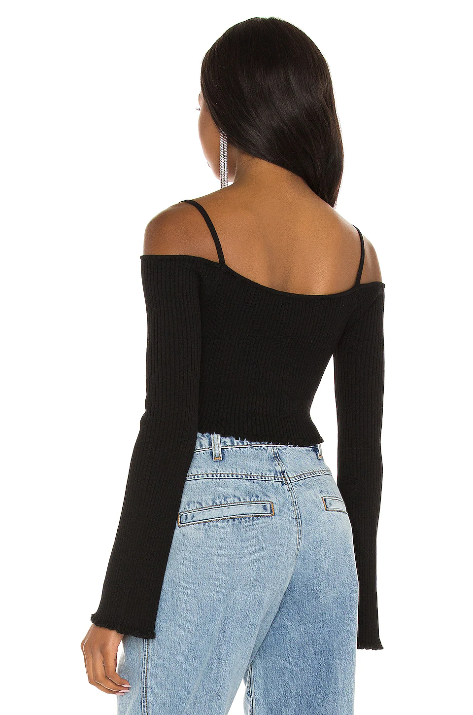 Lovers And Friends Esther Micro Cardi In Black 5 Lovers And Friends Esther Micro Cardi In Black - Image 3