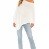 Lovers And Friends Granger Poncho In Ivory -LOVERS AND FRIENDS Shop LOVF WK991 V1