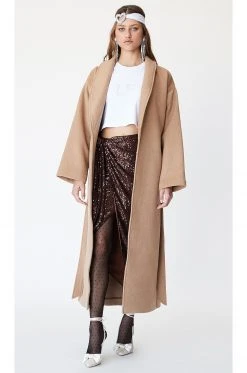 Lovers And Friends Carla Coat In Camel -LOVERS AND FRIENDS Shop LOVF WO407 V5