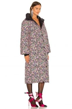 Lovers And Friends Cindy Puffer Coat In Crawford Floral -LOVERS AND FRIENDS Shop LOVF WO408 V3