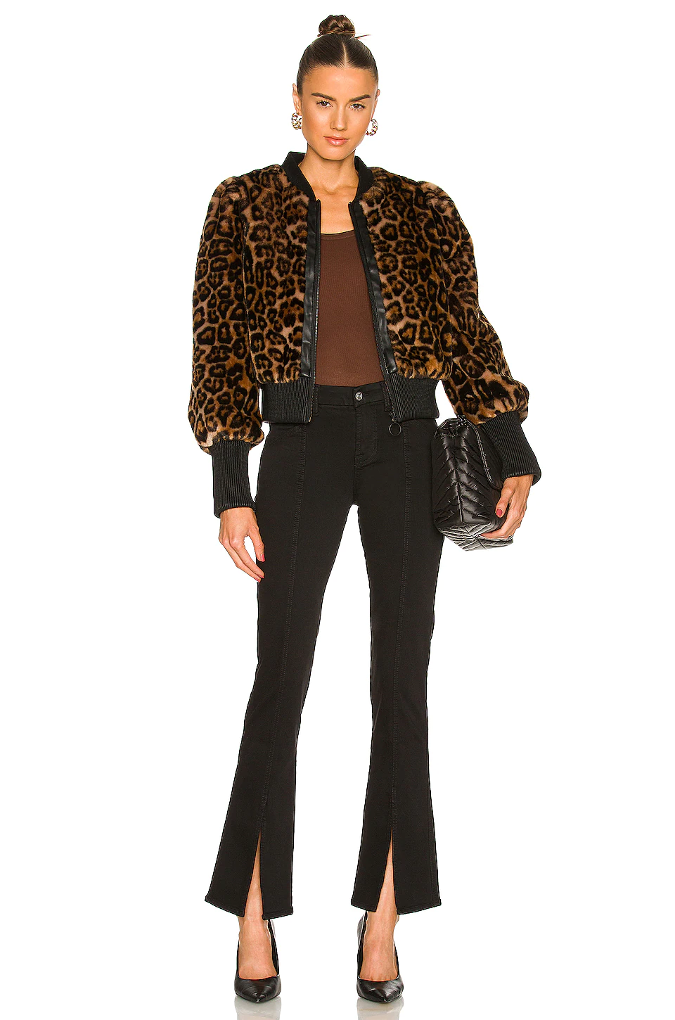 Lovers And Friends Kristen Faux Fur Jacket In Leopard 6 Lovers And Friends Kristen Faux Fur Jacket In Leopard - Image 4