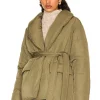 Lovers And Friends Sophia Puffer Jacket In Green -LOVERS AND FRIENDS Shop LOVF WO433 V1