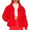 Lovers And Friends Jillian Puffer Jacket In Red -LOVERS AND FRIENDS Shop LOVF WO441 V1