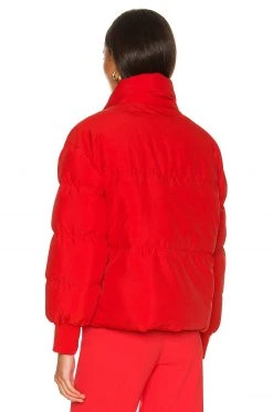Lovers And Friends Jillian Puffer Jacket In Red -LOVERS AND FRIENDS Shop LOVF WO441 V4