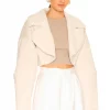 Lovers And Friends Nahal Cropped Jacket In Dove Grey 1 Lovers And Friends Nahal Cropped Jacket In Dove Grey -LOVERS AND FRIENDS Shop LOVF WO447 V1