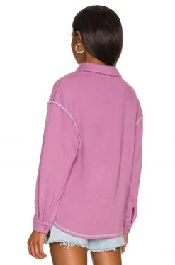 Lovers And Friends Utility Shacket In Purple Grape -LOVERS AND FRIENDS Shop LOVF WO455 V3