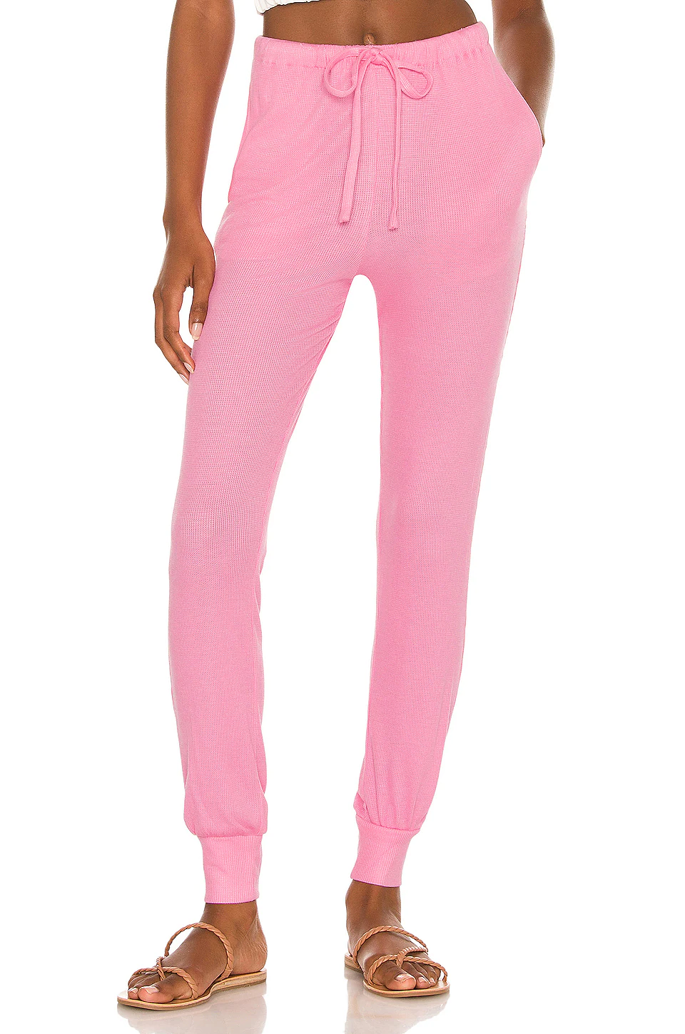 Lovers And Friends Kylie Lounge Legging In Bubblegum Pink