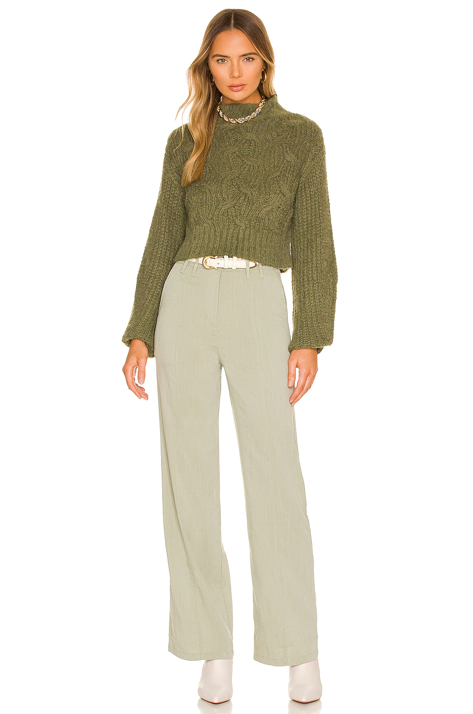 Lovers And Friends Kourtney Pant In Light Green 6 Lovers And Friends Kourtney Pant In Light Green - Image 4