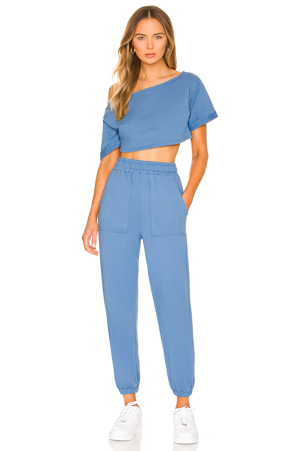 Lovers And Friends Pocket Jogger In Soft Navy 6 Lovers And Friends Pocket Jogger In Soft Navy - Image 4