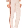 Lovers And Friends Tavi Fair Isle Knit Pant In Ivory & Tan -LOVERS AND FRIENDS Shop LOVF WP572 V1