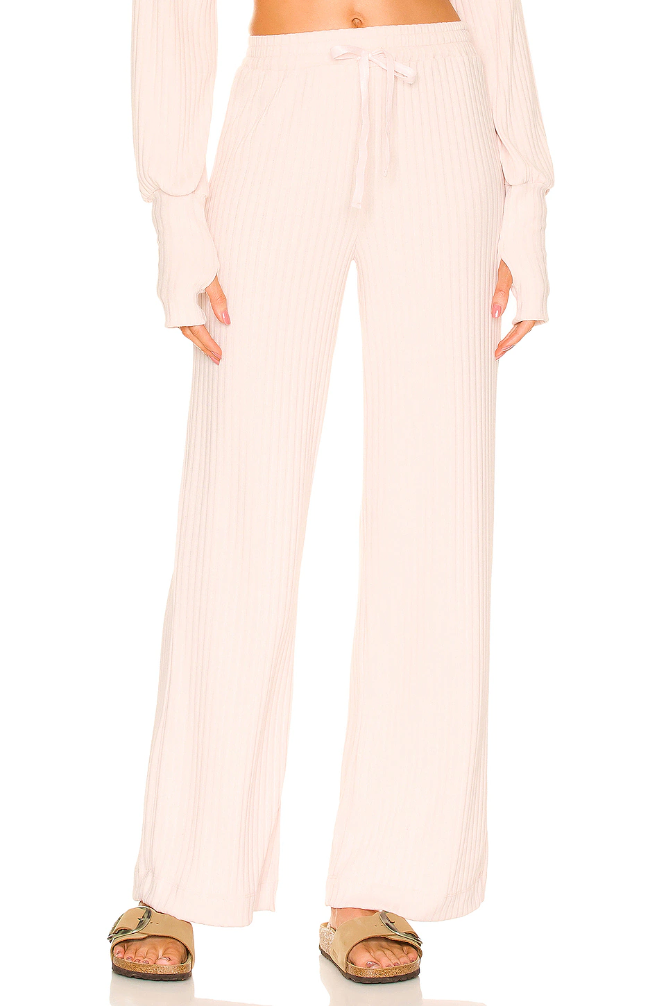 Lovers And Friends Findley Pant In Blush Pink