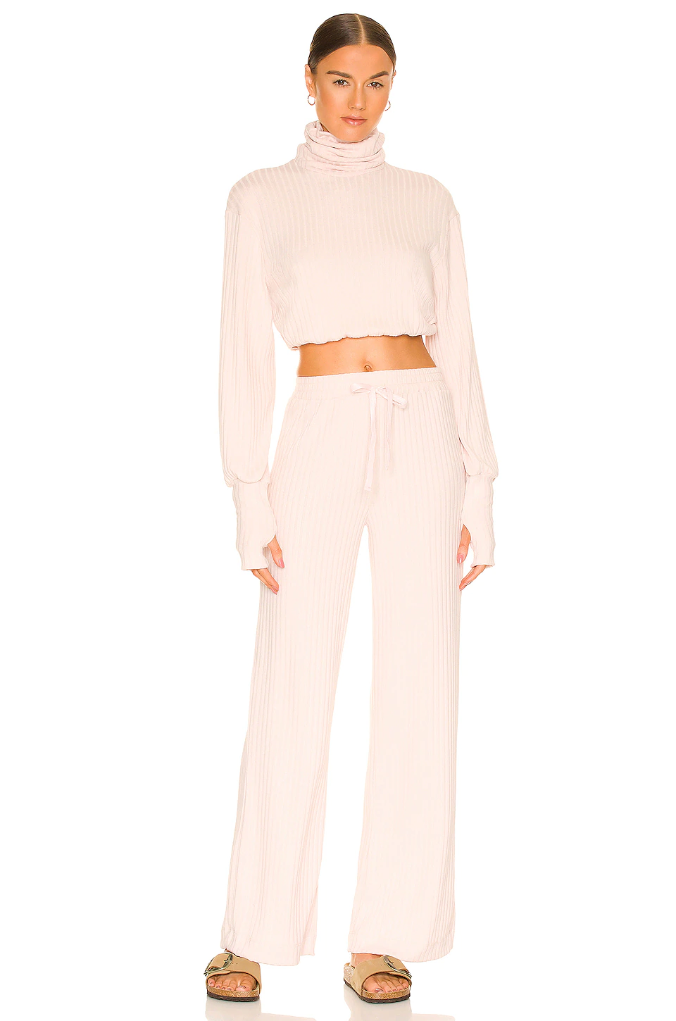 Lovers And Friends Findley Pant In Blush Pink 6 Lovers And Friends Findley Pant In Blush Pink - Image 4