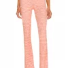 Lovers And Friends Mara Knit Pants In Pink Spacedye -LOVERS AND FRIENDS Shop LOVF WP587 V1