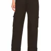 Lovers And Friends Toronto Cargo Pant In Black -LOVERS AND FRIENDS Shop LOVF WP588 V1