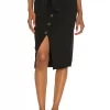 Lovers And Friends Watson Midi Skirt In Black 2 Lovers And Friends Watson Midi Skirt In Black -LOVERS AND FRIENDS Shop LOVF WQ534 V1