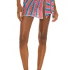 Lovers And Friends Zuri Sarong In Blue Multi Stripe -LOVERS AND FRIENDS Shop LOVF WQ546 V1