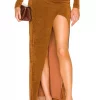 Lovers And Friends Helena Maxi Skirt In Copper 2 Lovers And Friends Helena Maxi Skirt In Copper -LOVERS AND FRIENDS Shop LOVF WQ553 V1
