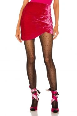 Lovers And Friends Kimora Mini Skirt In Magenta Pink