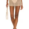 Lovers And Friends Chiara Mini Skirt In Sandstone -LOVERS AND FRIENDS Shop LOVF WQ557 V1