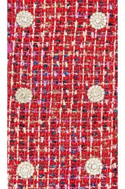 Lovers And Friends Nadja Mini Skirt In Pink & Red -LOVERS AND FRIENDS Shop LOVF WQ562 V5