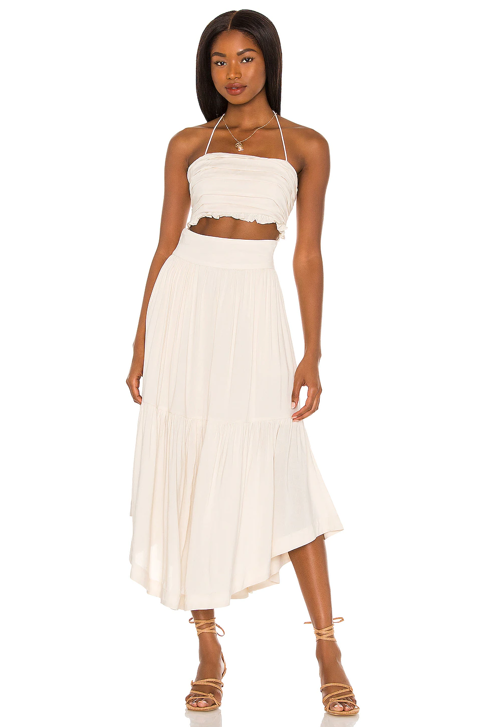 Lovers And Friends Sylvie Skirt In White Sugar 6 Lovers And Friends Sylvie Skirt In White Sugar - Image 4