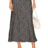 Lovers And Friends Lovers + Friends Madalena Midi Skirt In Black Polka Dot -LOVERS AND FRIENDS Shop LOVF WQ607 V1