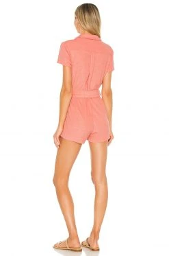 Lovers And Friends Anke Romper In Pink -LOVERS AND FRIENDS Shop LOVF WR294 V3