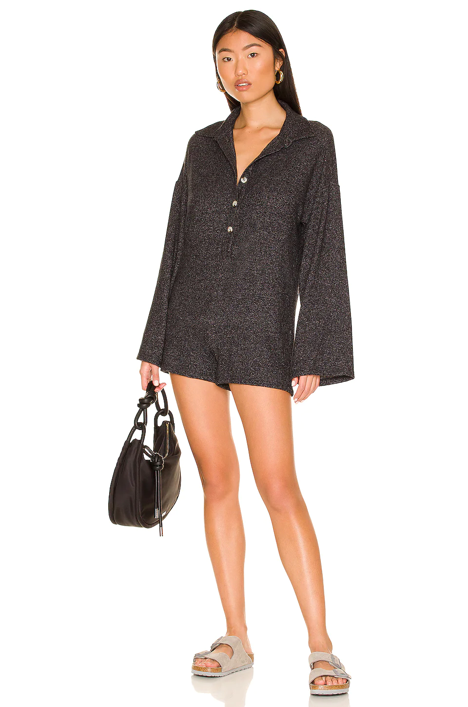 Lovers And Friends Freja Romper In Black