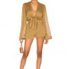 Lovers And Friends Jamey Romper In Gold -LOVERS AND FRIENDS Shop LOVF WR327 V1
