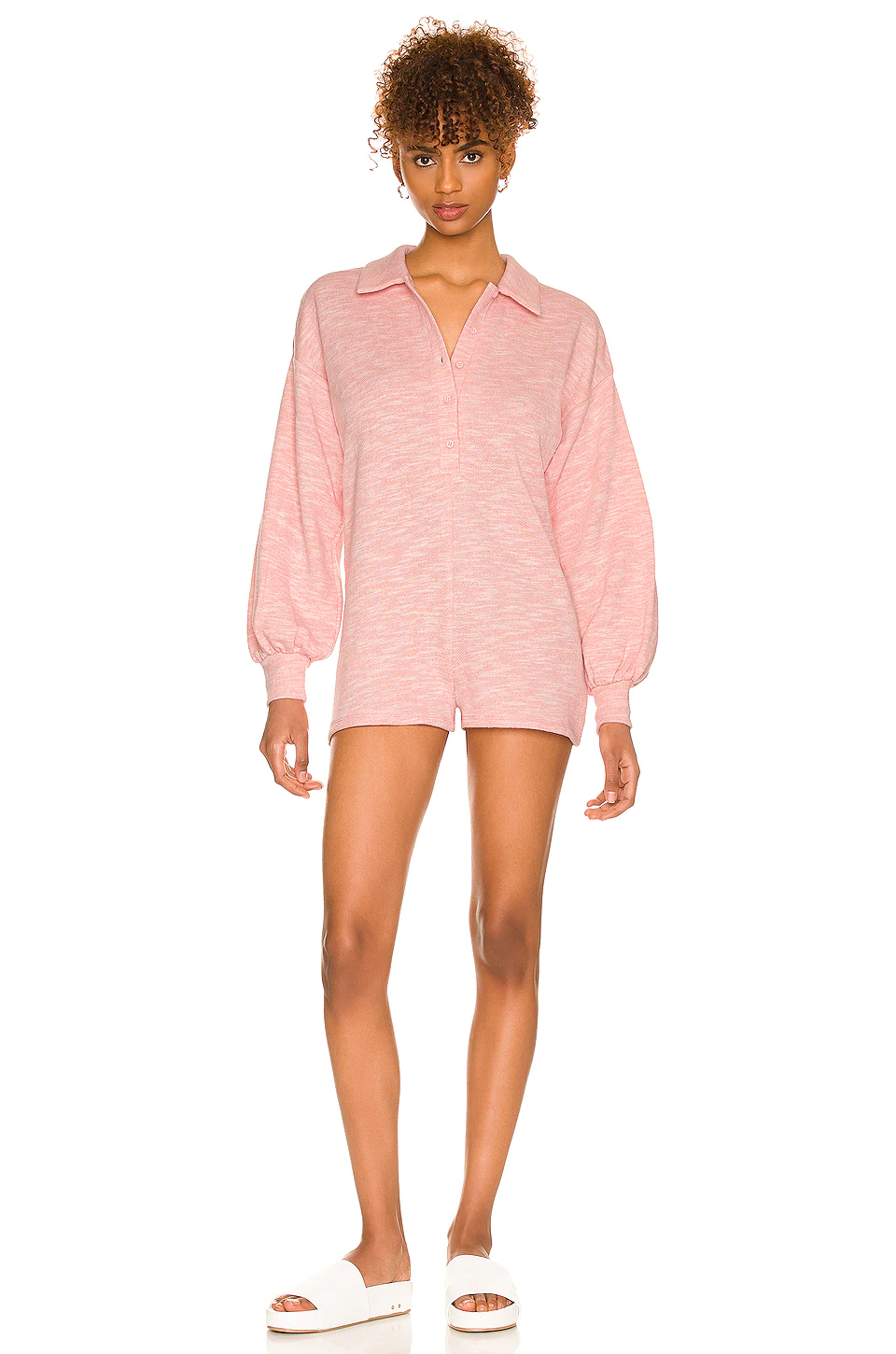 Lovers And Friends Julien Romper In Rose Pink
