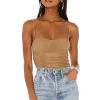 Lovers And Friends Albany Bodysuit In Taupe Brown -LOVERS AND FRIENDS Shop LOVF WS1428 V1