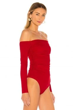 Lovers And Friends Lyanna Bodysuit In Red -LOVERS AND FRIENDS Shop LOVF WS1474 V3