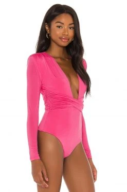 Lovers And Friends Anya Bodysuit In Hot Pink -LOVERS AND FRIENDS Shop LOVF WS1815 V3