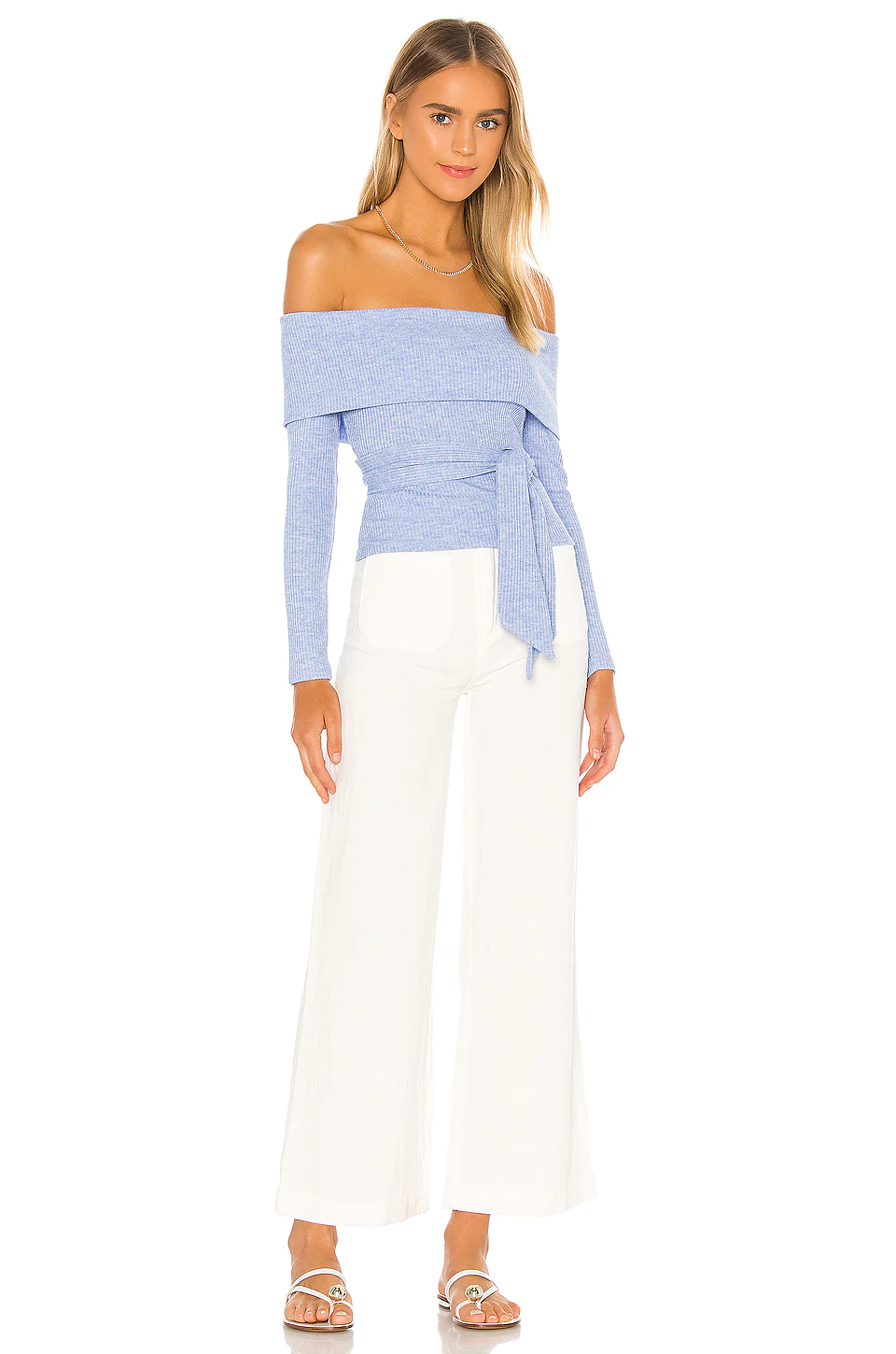 Lovers And Friends Ramona Top In Sky Blue 6 Lovers And Friends Ramona Top In Sky Blue - Image 4