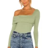Lovers And Friends Florence Bodysuit In Dark Green 2 Lovers And Friends Florence Bodysuit In Dark Green -LOVERS AND FRIENDS Shop LOVF WS1848 V1